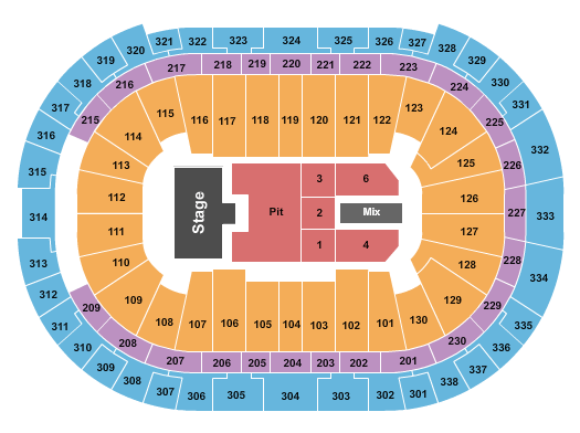 Lenovo Center Pearl Jam Seating Chart